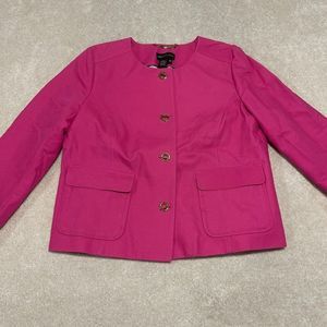 Dana Buchman Blazer Womens 12 Pink Jacket Business Casual